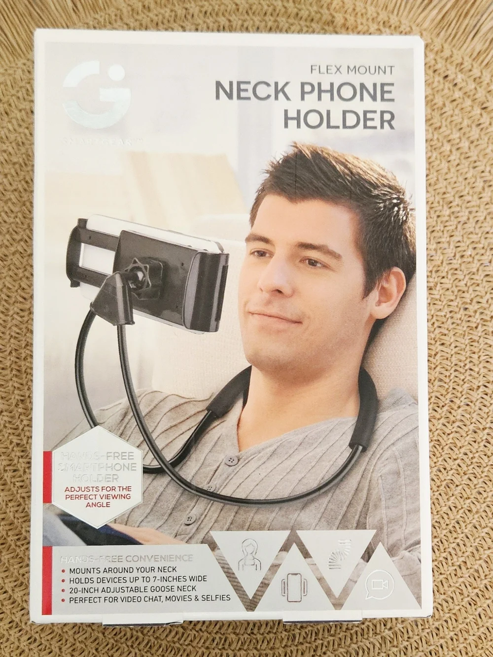 NEW SmartGear Flex Mount Neck Phone Holder Hands-Free Smartphone Stand